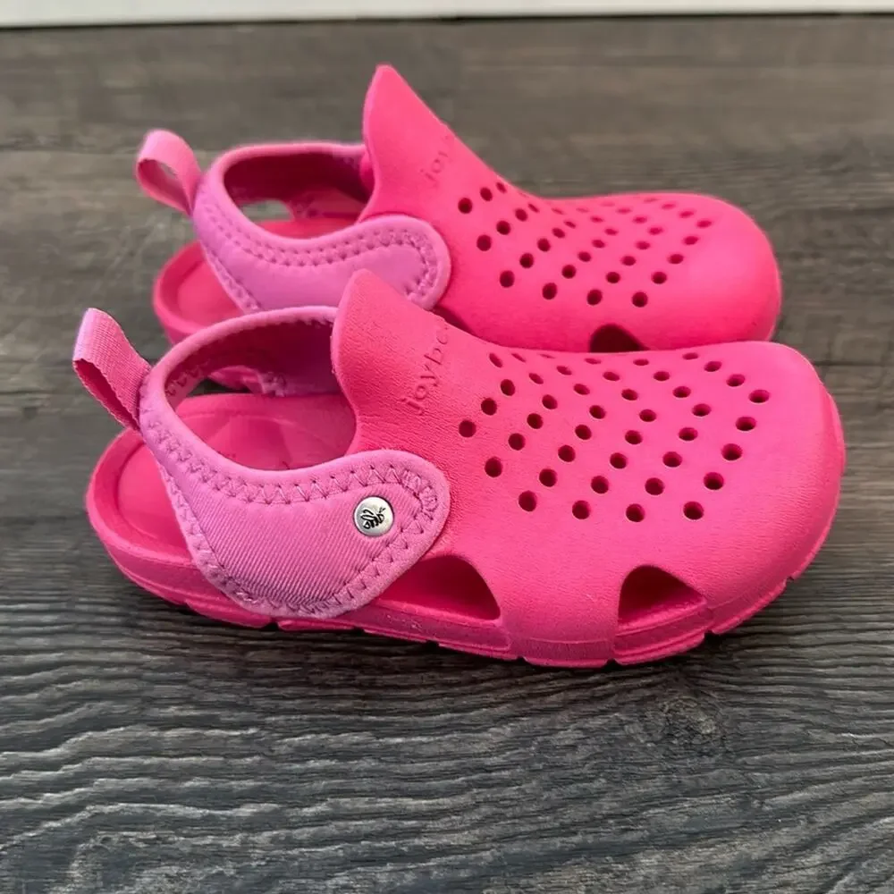 Joybees Toddler 9‎ Pink Tatum River Pull-On Sandal NWOT